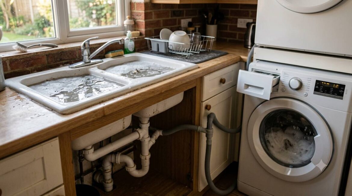 Why Does the Kitchen Sink Back Up When Washing Laundry?